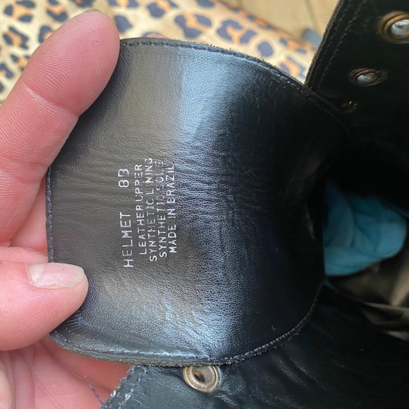 VINTAGE Steve Madden Helmet 1990s Platform Combat Boot Sz 8 - Picture 10 of 12